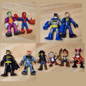 Imaginext Figurine Lot Spiderman Pirates Mixed Characters Fisher‑Price Toys